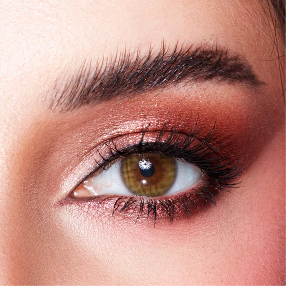 Amara Color Contact Lenses - Green Hazel