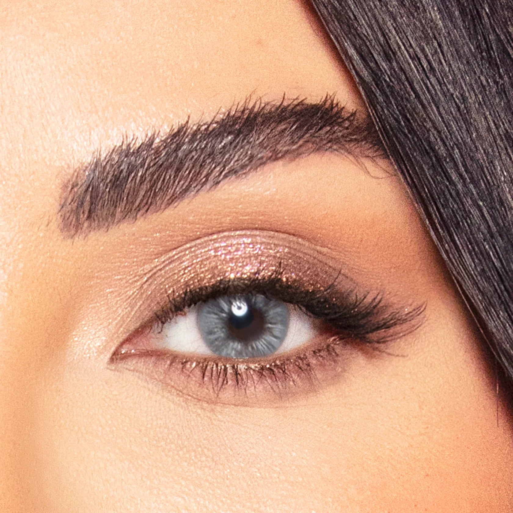 Amara Color Contact Lenses - Olive Gray