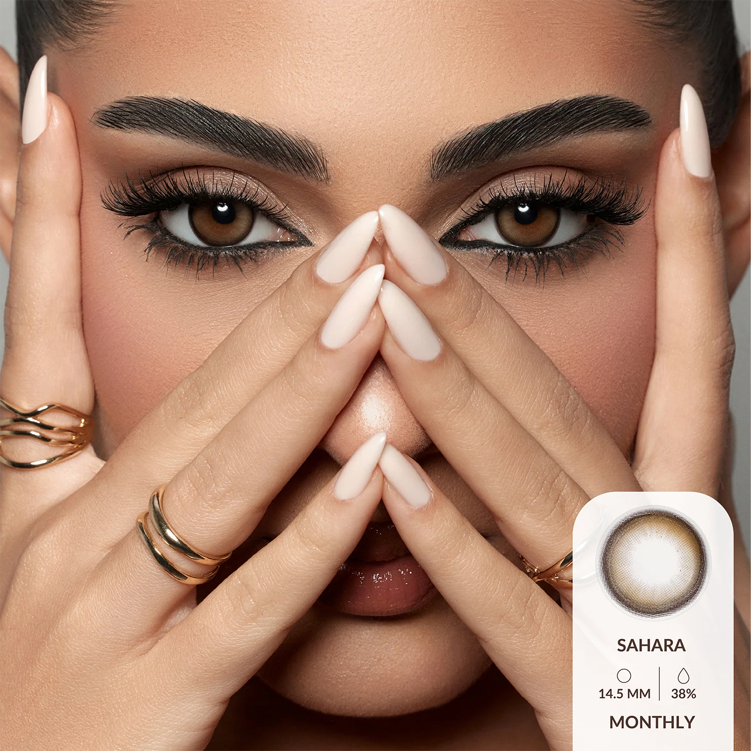 Amara Color Contact Lenses - Sahara