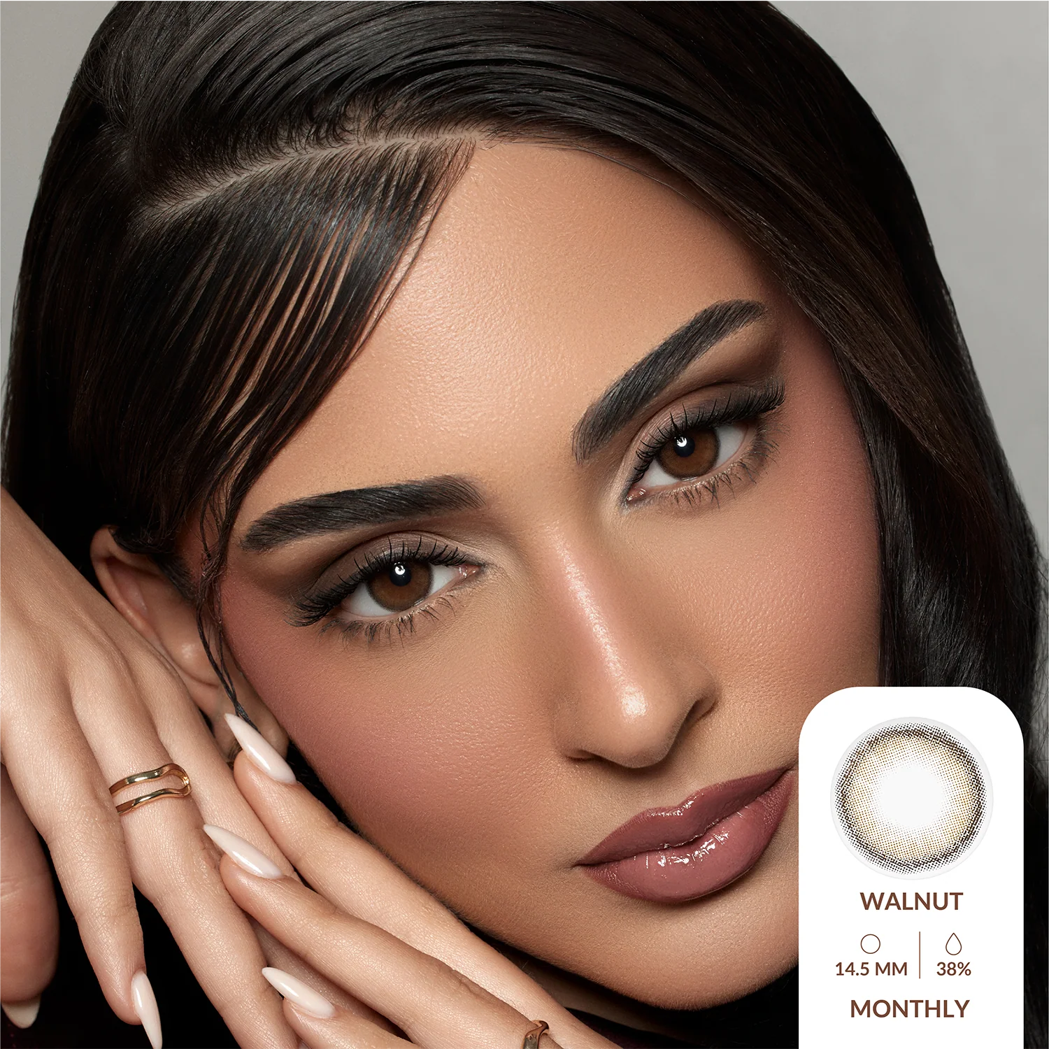 Amara Color Contact Lenses - Walnut