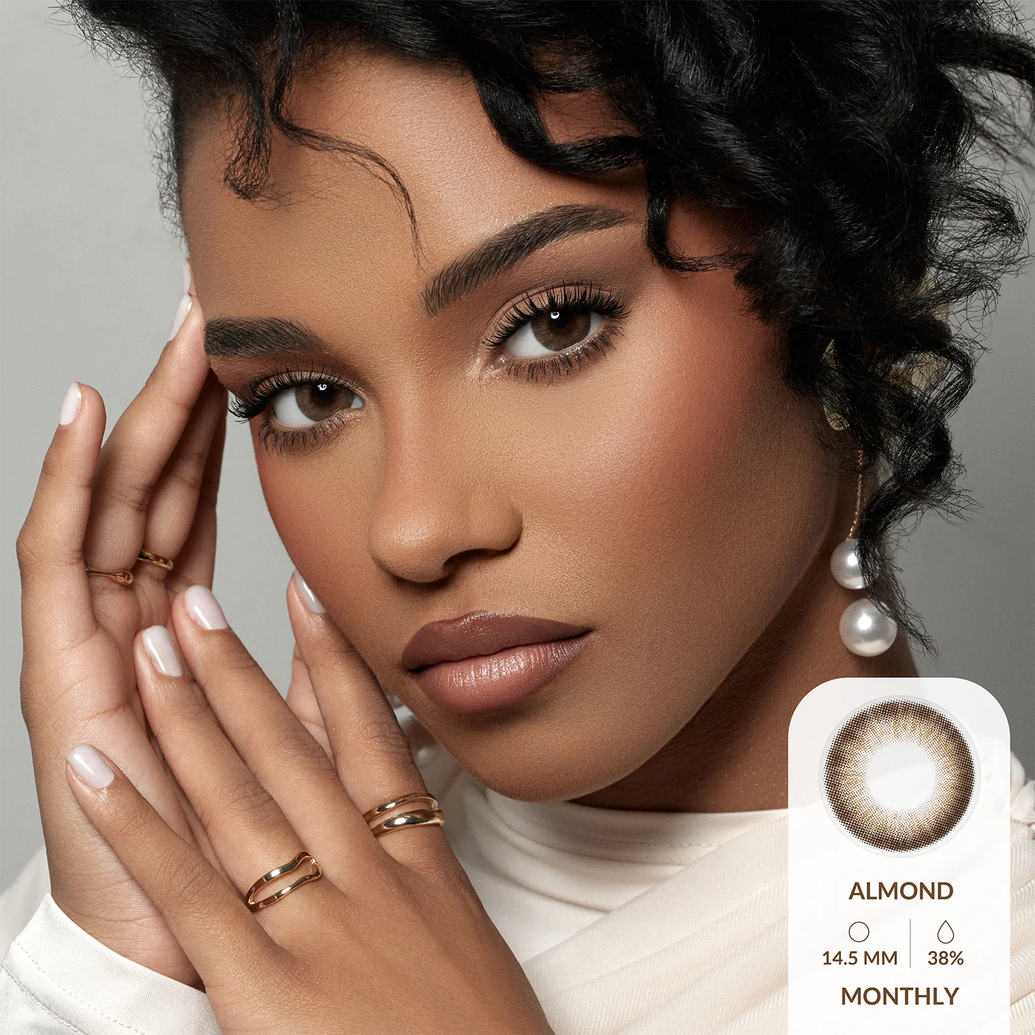 Amara Color Contact Lenses - Almond