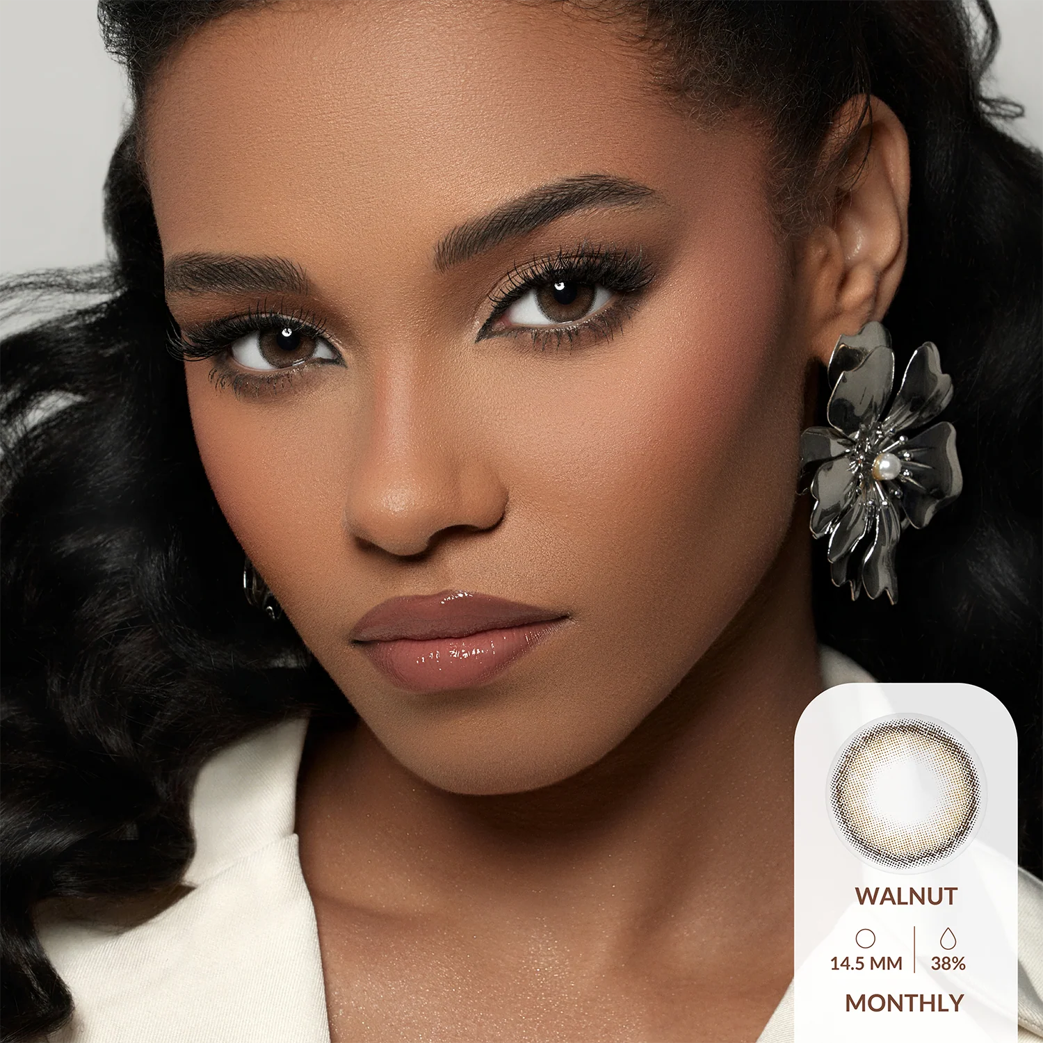 Amara Color Contact Lenses - Walnut